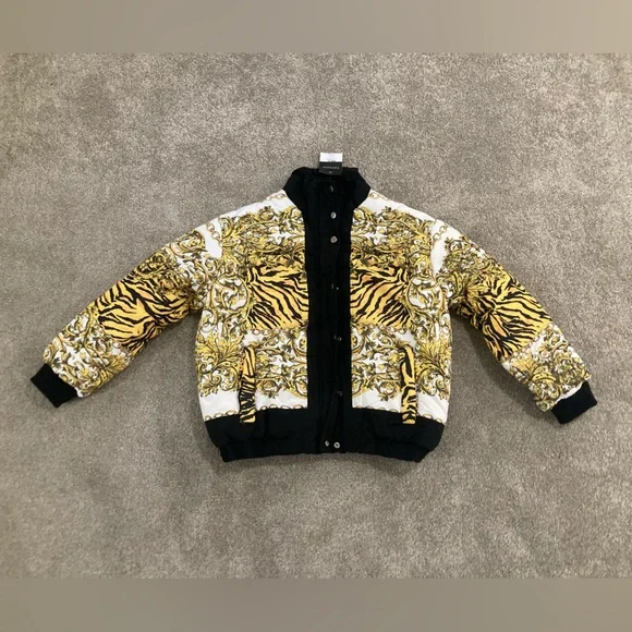 TOPSHOP ⚜️ Zebra Chain Puff Jacket - Picture 4 of 13